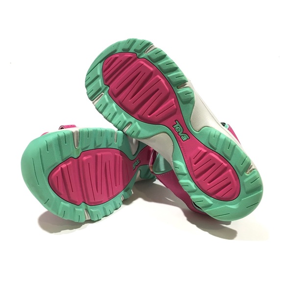 TEVA HURRICANE CLOSED TOE PRO SPORTS WATER SANDALS -RASPBERRY -YOUTH US 5 -NEW - Picture 5 of 7